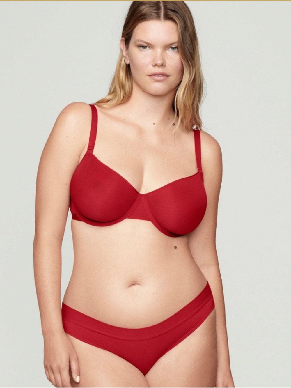 CUUP Demi Bra Spacer Fabric in Cerise